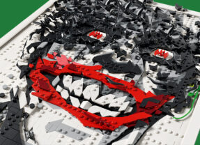 The Joker LEGO Wall Art Comic Cover Revealed